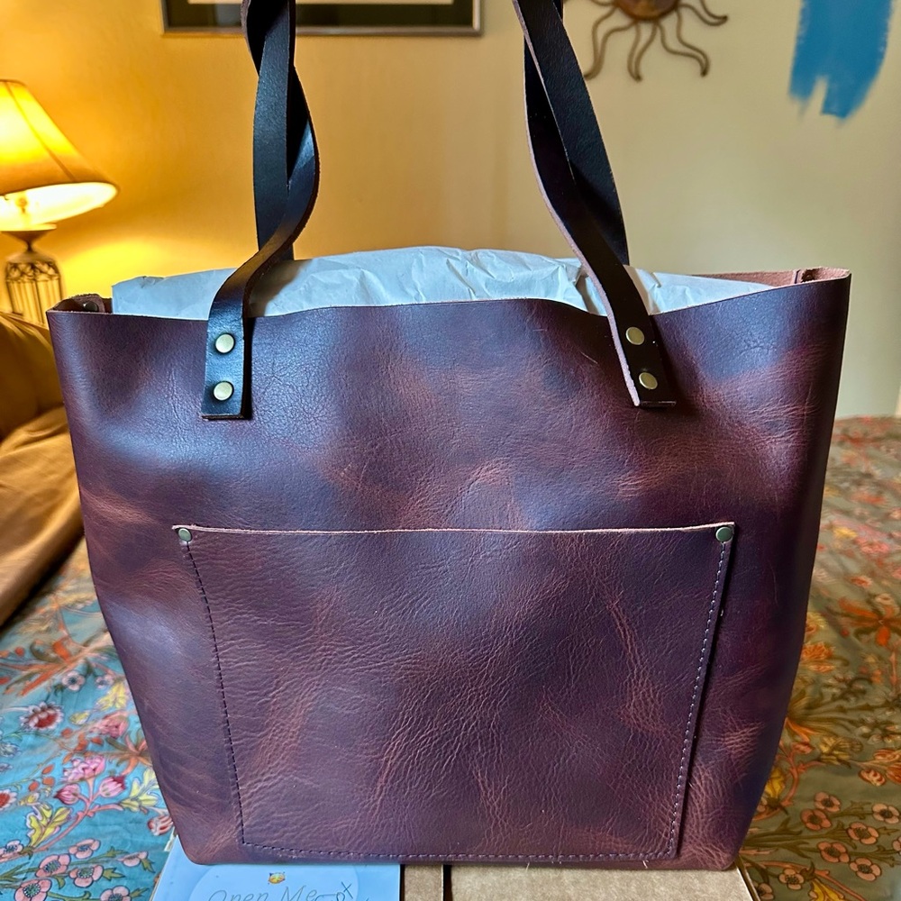Portland Leather Goods Lava classic large tote bag